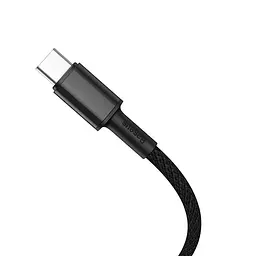 Кабель Baseus High Density Braided Cable Type-C to Type-C 100W 1m CATGD-01 Black - мініатюра 2
