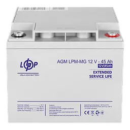 Акумулятор мультигелевий LPM-MG 12V - 45 Ah - мініатюра 4