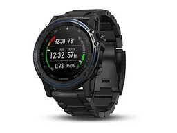 Комп'ютер для дайвінгу Garmin Descent Mk1 Dive Computer, Gray Sapphire with DLC Titanium Band (010-01760-01/010-01760-11)