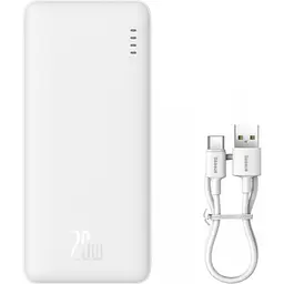 Зовнішній акумулятор Baseus Airpow 10000mAh 20W White (PPQD090002) [157822] - мініатюра 9