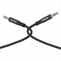 Аудіо кабель Aux Amaya AUX-06 (2m) Black