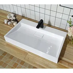 Умивальник Rea Goya 60x37 білий (REA-U8901) - мініатюра 4