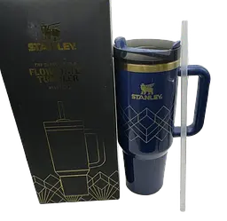 Термокухоль Stanley Quencher H2.0 Tumbler з неіржавкої сталі 1,18 л Royal Blue Gold KT7001972