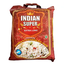 Рис Басматі Indian Super Extra long Basmati Perboiled Rice 5 кг