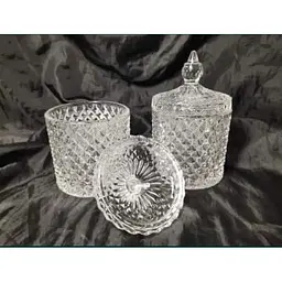 Ємність для зберігання Crystal Leo XL з кришкою скляна 11x13 cм 600 мл (83000182-1_YBCG-182-1) - мініатюра 4
