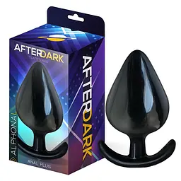 Анальна пробка Afterdark Alphona L, 11.2 см (чорний) - мініатюра 2