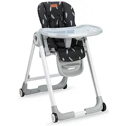 Стільчик для годування MoMi LUXURIA Black - мініатюра 5