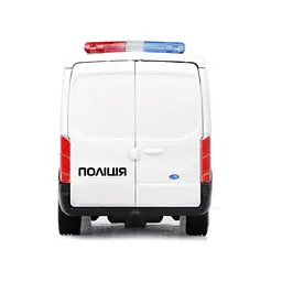 Автомодель TechnoDrive Ford Transit Van 2018 Поліція, 1:32, біла (250343U) - мініатюра 9
