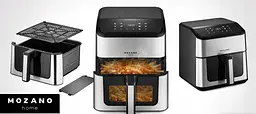 Аерофритюрниця Mozano AirFry Chef AGD/FRY/03#, 8 л, 1800 Вт, 21 програма
