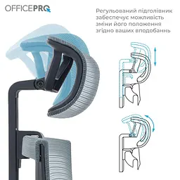 Офісне крісло OfficePro Balance OC620-B-DG-DG (OC620-B-DG-DG) - мініатюра 15