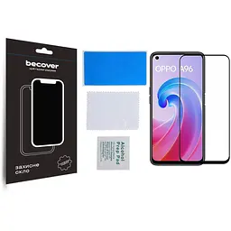 Захисне скло BeCover для Oppo A96 Black (709770) - мініатюра 2