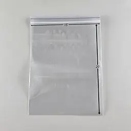 Пакети Zip-Lock прозорі 15x20 см, 100 шт, 50 мкм, поліетиленові пакети із застібкою - мініатюра 2