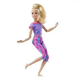 Лялька Barbie Рухайся як я Блондинка (GXF04) - мініатюра 3