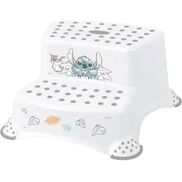 Подставка-ступенька для ванной Keeeper Stitch на две ступени белая (7394)