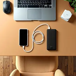 Зовнішній акумулятор Baseus Airpow 30000mAh 20W Black (PPQD090101) [157831] - мініатюра 10
