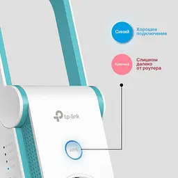 TP-Link Повторювач Wi-Fi сигналу RE365 AC1200 1хFE LAN розетка - мініатюра 5