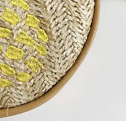 Сумка жіноча маленька солом'яна через плече крос-боді бежева - мініатюра 7