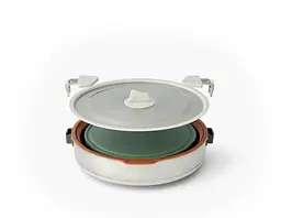 Набір посуду Sea to Summit Detour Camp Kitchen Kit 4P (каструля+миска+2 обробні дошки) Різнокольоровий - мініатюра 2