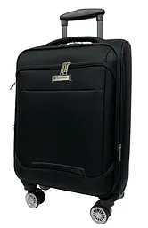Валіза Worldline Airtex 621 з поліестеру маленька Чорний