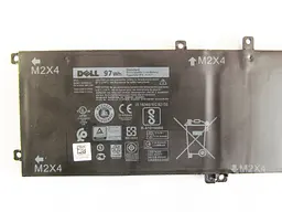 Акумулятор для ноутбука Dell XPS 15-9560 (long) 6GTPY, 97Wh (8333 mAh), 6cell, 11.4V, Li-ion, чорний - мініатюра 2