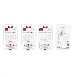 Зарядний пристрій XO L99 USB 12W + cable USB to Lightning white (L99-L-WH) - мініатюра 4