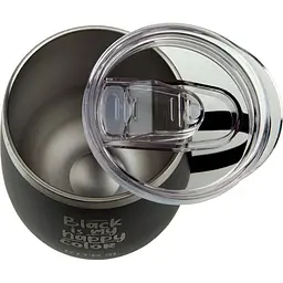 Термокружка Kite Black is my happy color 360 мл чорна (K22-378-01-2) - мініатюра 2
