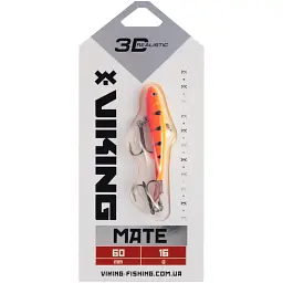 Балансир Viking Fishing Mate Ice Jig 60mm 17g #15 Pink Moon - мініатюра 2