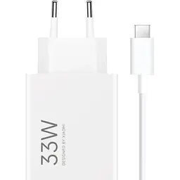 Мережевий зарядний пристрій White 33 Вт USB + Type-C Xiaomi teh0028589