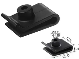 Скоби під саморіз Mazda, Lexus, Toyota (OEM 9017905060, 90179-05060) (C366)