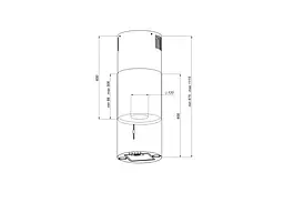 Витяжка MAAN Tuba Elba 31 White - мініатюра 3