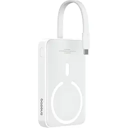Зовнішній акумулятор Baseus Magnetic Mini 10000mAh 30W White (P1002210B223-00) [140838] - мініатюра 4