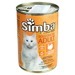 Вологий корм для котів Simba Cat Wet індичка 415 г (70009522) - мініатюра 2