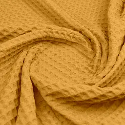 Плед-покривало Cosas Greek Waffle Curcuma вафельне 75х95 см (Blanket_23Curcuma_GreekWaffle_75x95) - мініатюра 3