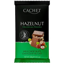 Шоколад Cachet Hazelnut Milk молочний 300г.