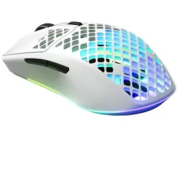 Комп'ютерна мишка SteelSeries Aerox 3 Wireless Snow RGB 18000dpi. 6кн. біла (62608)