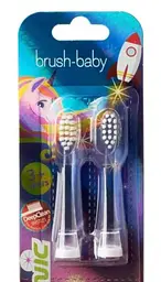 Змінні насадки до щітки KidzSonic 3+ Brush-baby 2 шт