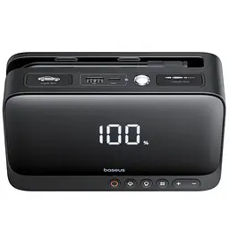 Пусковий пристрій (бустер) для автомобіля Baseus Super Energy 6000 mAh (C00245902111) Cluster Black - мініатюра 3