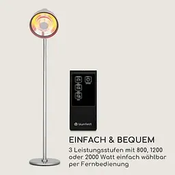 Інфрачервоний обігрівач Blumfeldt Heatbell Tower Smart (10038410) - мініатюра 6