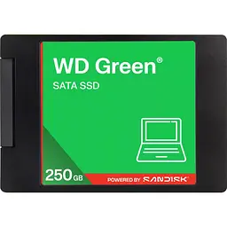 Накопичувач SSD Western Digital Sata 2.5 250GB Green 545MB/S (WDS250G5G0A)