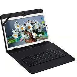 Планшет-телефон Hoozo MT116 2GB RAM Silver + Чохол-клавіатура - мініатюра 2