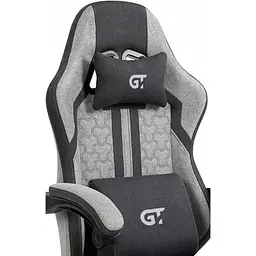 Геймерське крісло GT Racer X-2337 тканинне сіре [174660] - мініатюра 7