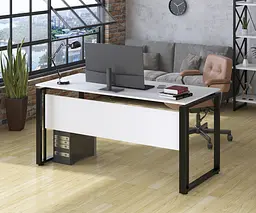 Письмовий стіл G-160-18 Loft Design (Білий)