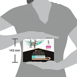 Уцінка. Набір вологий корм для кошенят та дорослих котів Purina Pro Plan Veterinary Diets EN Gastrointestinal з лососем 850 г (10 шт. x 85 г) (12331739)  - мініатюра 13