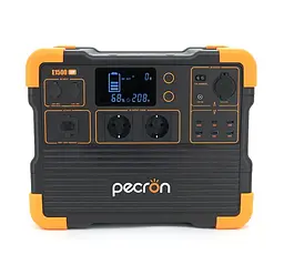 Портативна зарядна станція Pecron E-1500-LFP 2200 W 1536Wh LiFePO4, LCD, APP Control - мініатюра 1