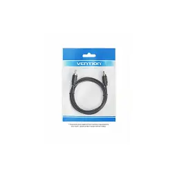Кабель мультимедійний 1xRCA M to 1xRCA M 1.0m digital black Vention (VAB-R09-B100) - мініатюра 12