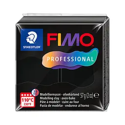 Полімерна глина Fimo Professional, 57 г., Чорна, (8040-9)