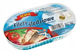 Філе оселедця М&К Filety sledziowe w sosie pomidorowym в томатному соусі 170 г