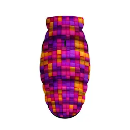 Курточка для собак WAUDOG Clothes малюнок "Куби 3Д", S35, В 47-50 см, С 30-33 см - мініатюра 4