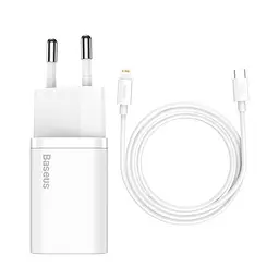 Адаптер мережевий BASEUS Super si quick charger IC 1Type-C, 3A/30W, PD/QC (CCSUP-J02) - мініатюра 3