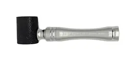 Трубка курильна металева граната HL-188 Silver Black (15658)